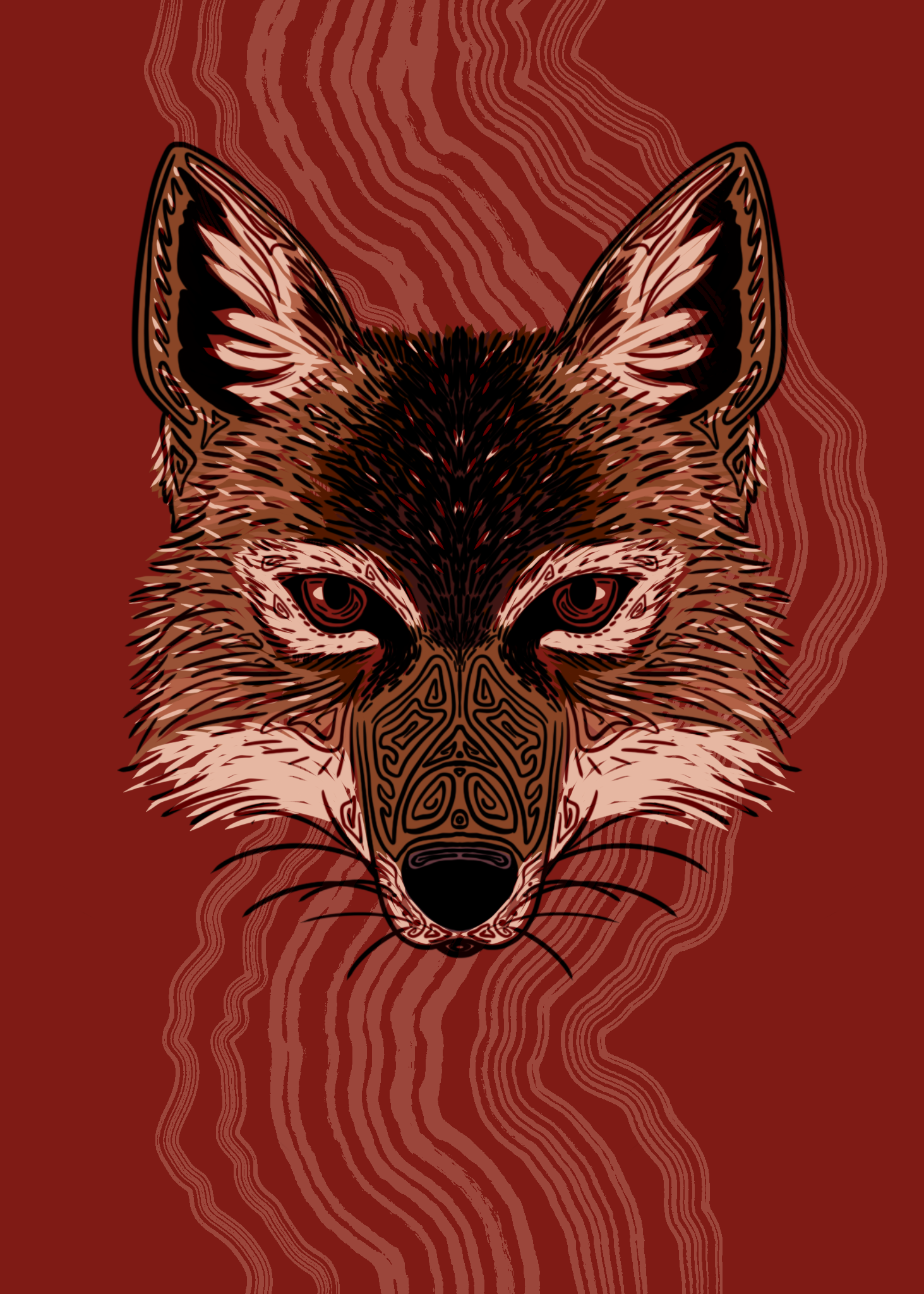 Coyote Illustration